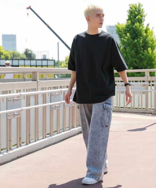 WEGO（ウィゴー）の「WEGO/ヘビーウエイトスーパーBIGT（Tシャツ/カットソー・メンズ・ブラック/グレー/ホワイト・MEDIUM/LARGE）」の11枚目の写真