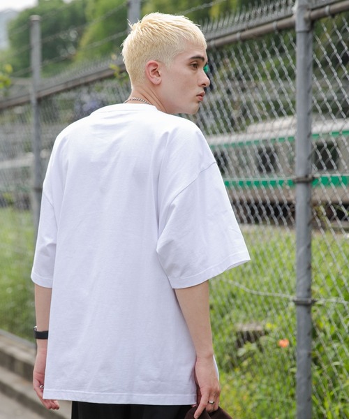 WEGO（ウィゴー）の「WEGO/ヘビーウエイトスーパーBIGT（Tシャツ/カットソー・メンズ・ブラック/グレー/ホワイト・MEDIUM/LARGE）」の22枚目の写真