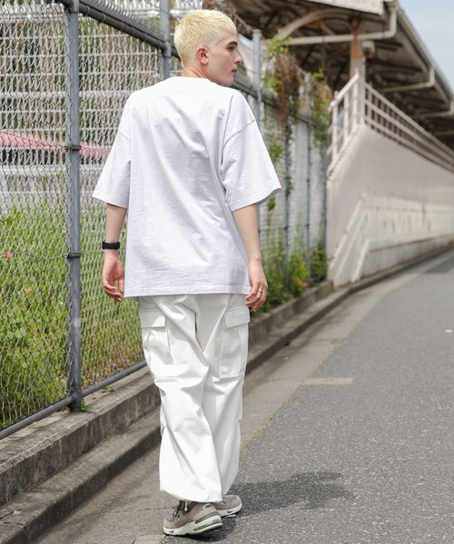 WEGO（ウィゴー）の「WEGO/ヘビーウエイトスーパーBIGT（Tシャツ/カットソー・メンズ・ブラック/グレー/ホワイト・MEDIUM/LARGE）」の6枚目の写真