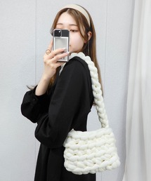 minia | チャンキーニットのマンドゥショルダーバッグ(ショルダーバッグ)