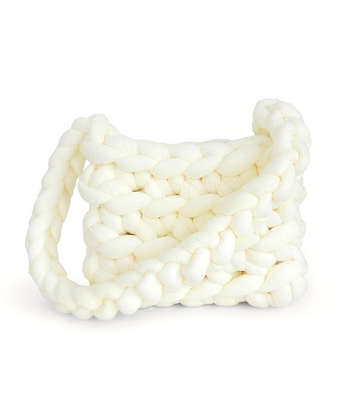 minia(ミニア)の「チャンキーニットのマンドゥショルダーバッグ(ショルダーバッグ・レディース・アイボリー/ブラック/ブルー/パープル・FREE)」の20枚目の写真