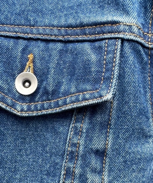 COLLAGE GALLARDAGALANTE（コラージュガリャルダガランテ）の「【OT】2WAYショートデニムジャケット/Q.anos（デニムジャケット・レディース・ブルー/ブラック/ブラック系その他・FREE）」の15枚目の写真
