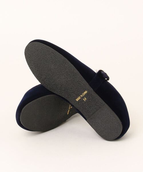 ROVERETO（ロベレート）の「【ROVERETO/ロベレート】ベロアストラップシューズ（パンプス・レディース・ネイビー/ベージュ/ブラック・M/L）」の6枚目の写真