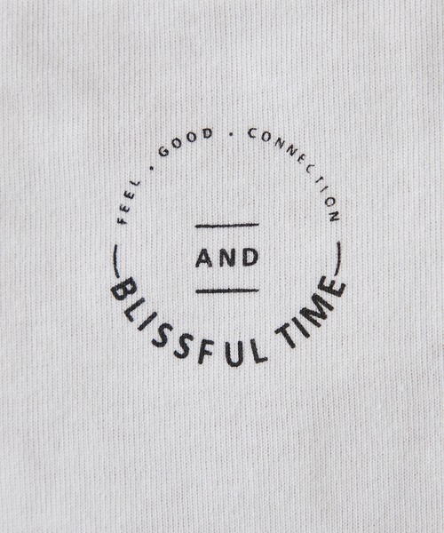 FEEL GOOD CONNECTION AND BLISSFUL TIME(フィールグッドコネクションアンドブリスフルタイム)の「【F&B】オーガニックコットンフレンチスリーブTシャツ(Tシャツ/カットソー・レディース・オフホワイト/ブラック・FREE)」の12枚目の写真