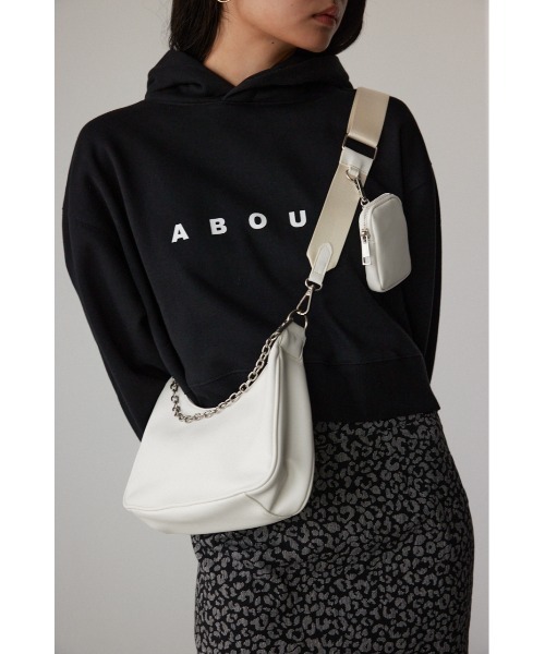 AZUL by moussy(アズールバイマウジー)の「POUCH SET SHOULDER BAG/ポーチセットショルダーバッグ(ショルダーバッグ・レディース・ブラック/アイボリー・FREE)」の8枚目の写真