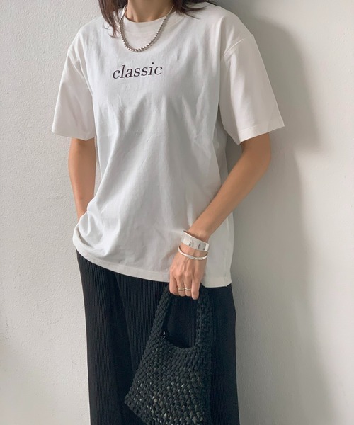 セール】センター刺繍Tシャツ（Tシャツ/カットソー）｜E&C