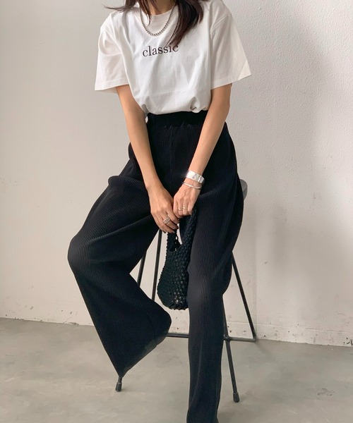 セール】センター刺繍Tシャツ（Tシャツ/カットソー）｜E&C