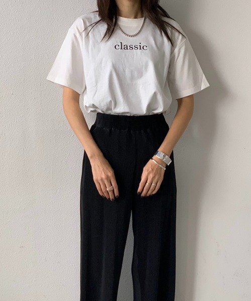 セール】センター刺繍Tシャツ（Tシャツ/カットソー）｜E&C