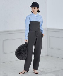 Rie Miller | 《手洗い可能》ニットパンツ(つなぎ/オールインワン)