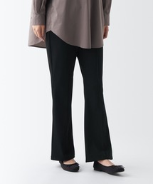 ストレッチピンタックフレアレギンスパンツ