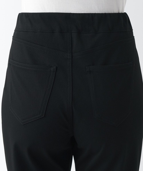 無印良品(ムジルシリョウヒン)の「ストレッチピンタックフレアレギンスパンツ(その他パンツ・レディース・ネイビー系/ブラック/スモーキーグリーン系・XXL/XL/S/XS/L/M)」の8枚目の写真