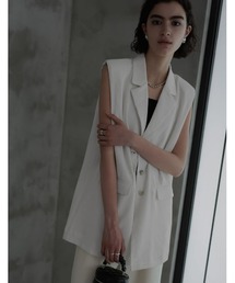 Re:EDIT | [MEISM by Re:EDIT]スノードビードットテーラードベスト(ベスト)