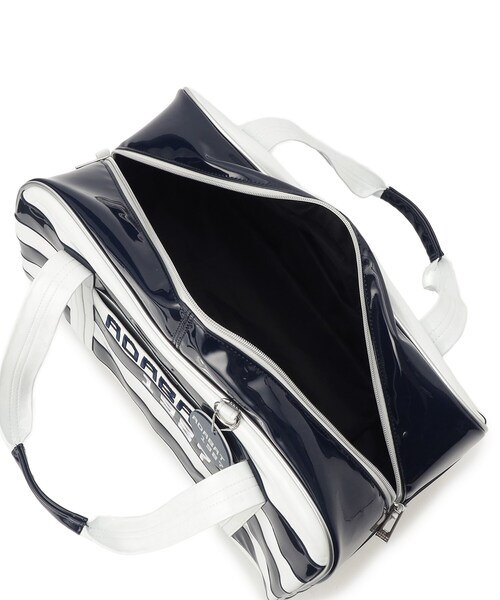 adabat（アダバット）の「ボーダーデザイン ボストンバッグ（ボストンバッグ・レディース・ホワイト系3・00）」の11枚目の写真