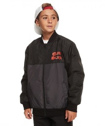 Quiksilver（クイックシルバー）の「RADICAL TIMES YOUTH/クイックシルバーキッズ胸ブランドロゴ切り替えパターンボンバージャケット（ブルゾン・キッズ）」