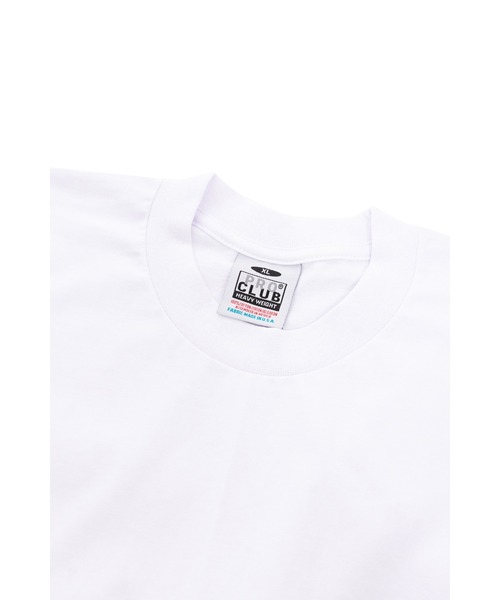 PRO CLUB （プロクラブ）の「HEAVY WEIGHT CREWNECK T-SHIRT（Tシャツ/カットソー・メンズ・ホワイト・XL/XXL）」の2枚目の写真