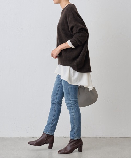 BEARDSLEY（ビアズリー）の「後ろドレープTブラウス（Tシャツ