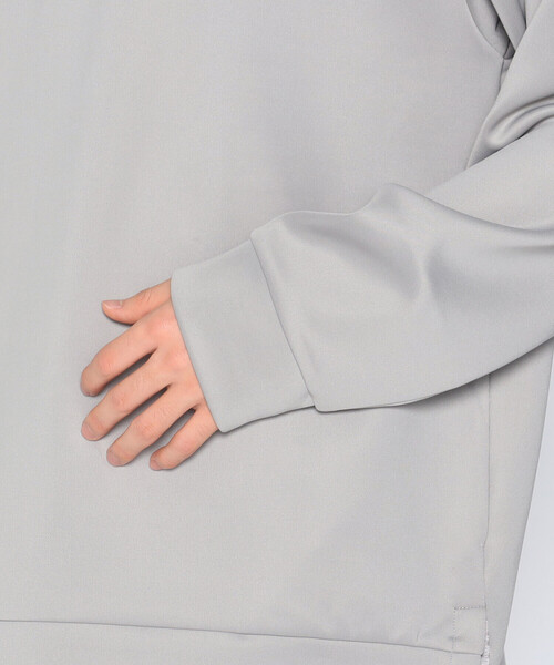 COMME CA ISM（コムサイズム）の「ファンクショナルジャージ ダンボール フードパーカー（パーカー・メンズ・ライトグレー/ブラック/ブルー/ボルドー・MEDIUM/LARGE）」の6枚目の写真