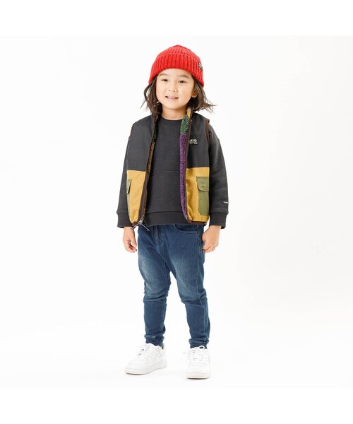 F.O.KIDS（エフオーキッズ）の「ニットデニムパンツ（その他パンツ・キッズ・ネイビー/ブルー/ブラック・150/140/95/130/90/120/110/80/100）」の6枚目の写真