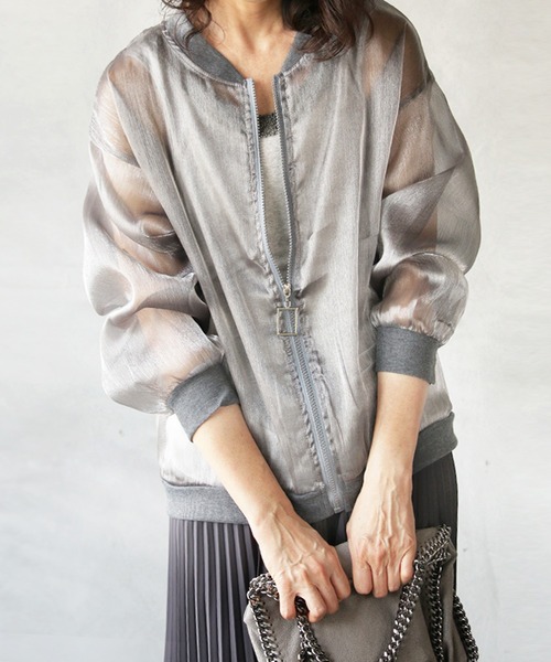 ペッパー 様専用 24SSシアーMA-1ブルゾン ジャケット 春夏