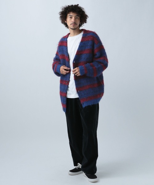 BAYFLOW（ベイフロー）の「WOOL MIXニットカーディガン（カーディガン/ボレロ・メンズ・ブルーグリーン/グレー系/イエロー系/ブラウン系/ブラック/ブルー系・MEDIUM/LARGE）」の10枚目の写真