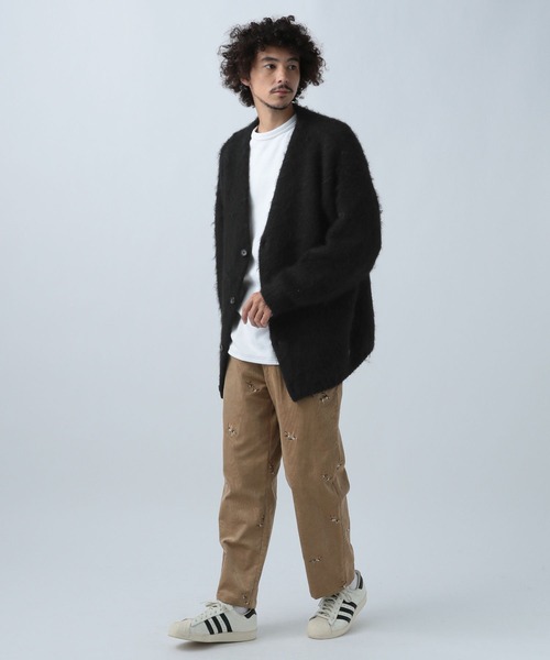 BAYFLOW（ベイフロー）の「WOOL MIXニットカーディガン（カーディガン/ボレロ・メンズ・ブルーグリーン/グレー系/イエロー系/ブラウン系/ブラック/ブルー系・MEDIUM/LARGE）」の11枚目の写真