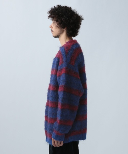 BAYFLOW（ベイフロー）の「WOOL MIXニットカーディガン（カーディガン/ボレロ・メンズ・ブルーグリーン/グレー系/イエロー系/ブラウン系/ブラック/ブルー系・MEDIUM/LARGE）」の16枚目の写真