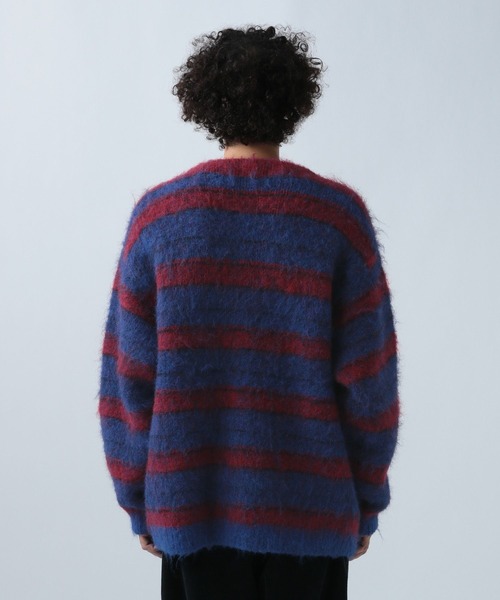 BAYFLOW（ベイフロー）の「WOOL MIXニットカーディガン（カーディガン/ボレロ・メンズ・ブルーグリーン/グレー系/イエロー系/ブラウン系/ブラック/ブルー系・MEDIUM/LARGE）」の17枚目の写真
