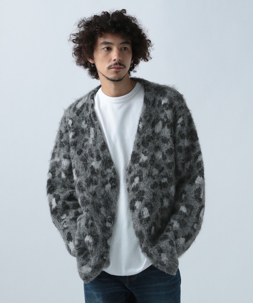 BAYFLOW（ベイフロー）の「WOOL MIXニットカーディガン（カーディガン/ボレロ・メンズ・ブルーグリーン/グレー系/イエロー系/ブラウン系/ブラック/ブルー系・MEDIUM/LARGE）」の14枚目の写真