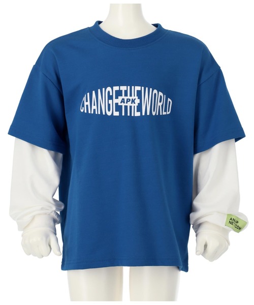 ANAP kids（アナップキッズ）の「APK袖レイヤード裏毛トップス（スウェット・キッズ・ブラック/ブルー/ホワイト・130cm/110cm/120cm）」の17枚目の写真