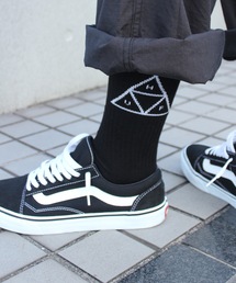 HUF（ハフ）の「【HUF】ハフ ESSENTIAL TT CREW SOCK クルーソックス SK00576（ソックス/靴下・メンズ）」
