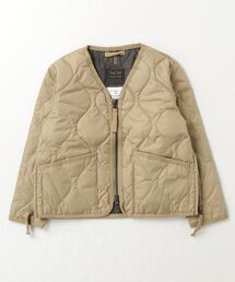 TAION（タイオン）の「TAION/タイオン KIDS MILITARY ZIP VNECK DOWN JACKET ミリタリー Vネックジップ ダウンジャケット（ダウンジャケット/コート・キッズ）」
