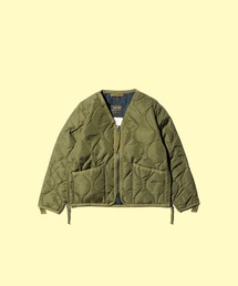 C.E.L.STORE（セルストア）の「TAION / タイオン "KIDS" MILITARY ZIP VNECK DOWN JACKET (TAION-K101ZML-1) キッズ ミリタリー Vネックジップ ダウンジャケット（ダウンジャケット/コート）」