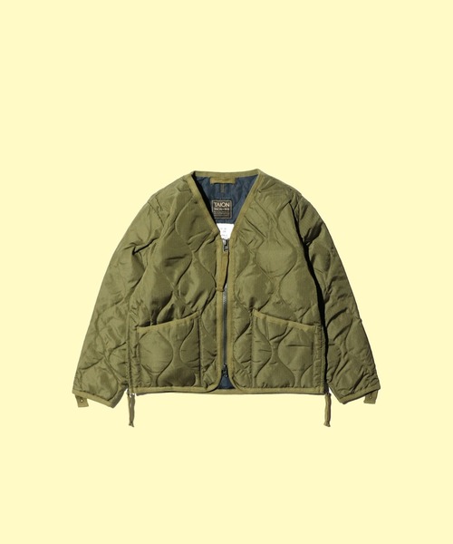 TAION / タイオン 'KIDS' MILITARY ZIP VNECK DOWN JACKET (TAION
