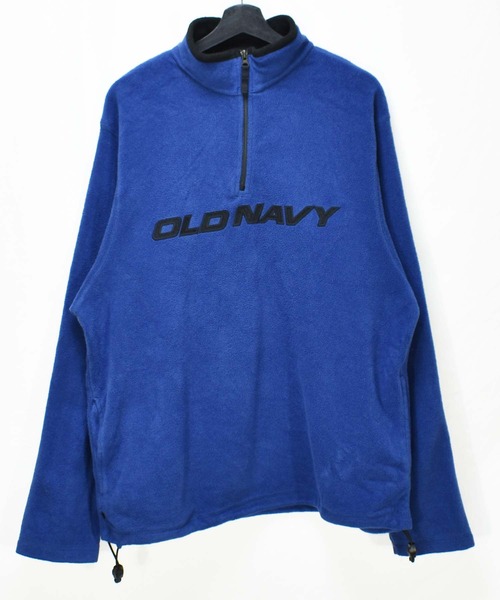 OLD NAVY(オールドネイビー)の「【ヴィンテージ古着】90~00's OLD NAVY / オールドネイビー ハーフジップ フリースプルオーバー(その他トップス・メンズ・ブルー・X-LARGE)」の2枚目の写真
