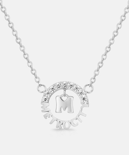 METROCITY(メトロシティ)の「Mベーシック スターリング シルバー ホワイト ネックレス(ネックレス・レディース・ホワイト・ONE SIZE)」の3枚目の写真