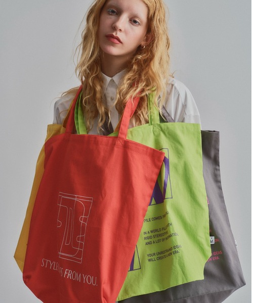 led.tokyo(レッドトウキョウ)の「【led.tokyo】ORIGINAL BIG TOTE BAG(ショルダーバッグ・レディース・レッド/グレー/イエロー/グリーン・FREE)」の21枚目の写真