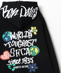 BEN DAVIS（ベンデイビス）の「BEN DAVIS/ベンデイビス GRATEFUL HOODIE/オーバーサイズ 裏起毛 バックプリント ロゴ ワンポイント スウェット パーカー（パーカー・メンズ）」