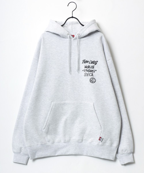BEN DAVIS（ベンデイビス）の「BEN DAVIS/ベンデイビス GRATEFUL HOODIE/オーバーサイズ 裏起毛 バックプリント ロゴ ワンポイント スウェット パーカー（パーカー・メンズ・オートミール/グリーン/ブラック・M/L/XL）」の9枚目の写真