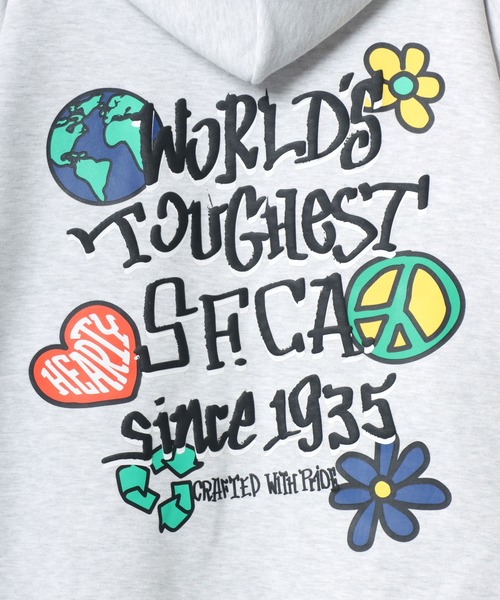 BEN DAVIS（ベンデイビス）の「BEN DAVIS/ベンデイビス GRATEFUL HOODIE/オーバーサイズ 裏起毛 バックプリント ロゴ ワンポイント スウェット パーカー（パーカー・メンズ・オートミール/グリーン/ブラック・M/L/XL）」の19枚目の写真