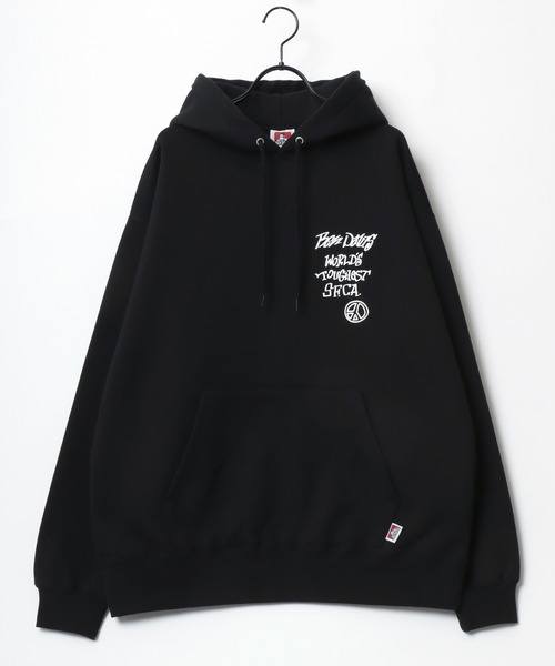 BEN DAVIS（ベンデイビス）の「BEN DAVIS/ベンデイビス GRATEFUL HOODIE/オーバーサイズ 裏起毛 バックプリント ロゴ ワンポイント スウェット パーカー（パーカー・メンズ・オートミール/グリーン/ブラック・M/L/XL）」の7枚目の写真