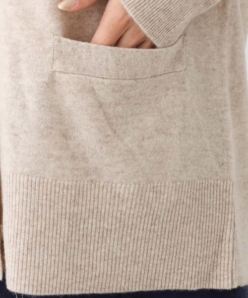 MK MICHEL KLEIN(エムケーミッシェルクラン)の「airwoolニットカーディガン(カーディガン/ボレロ・レディース・ピンク/ネイビー/ベージュ・38)」の22枚目の写真
