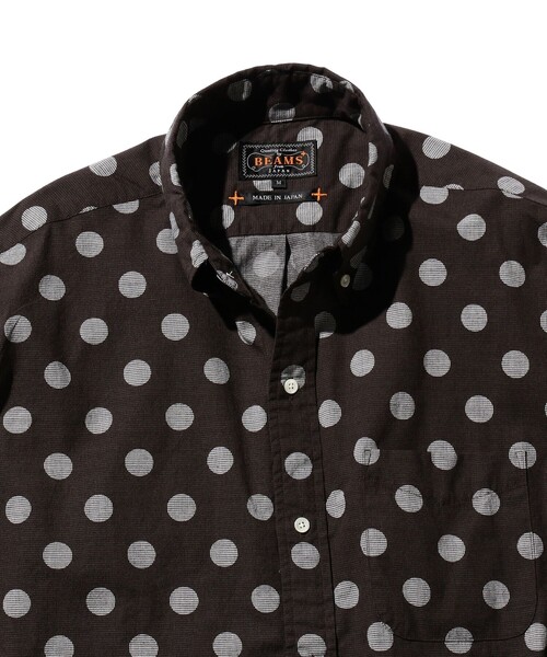 【セール】オーバー プリント ボタンダウンシャツ クラシック フィット（シャツ/ブラウス）｜BEAMS PLUS（ビームスプラス）