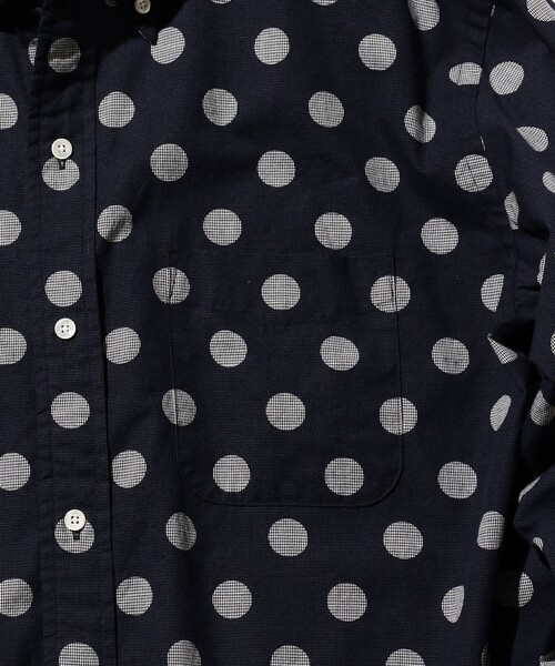 【セール】オーバー プリント ボタンダウンシャツ クラシック フィット（シャツ/ブラウス）｜BEAMS PLUS（ビームスプラス）