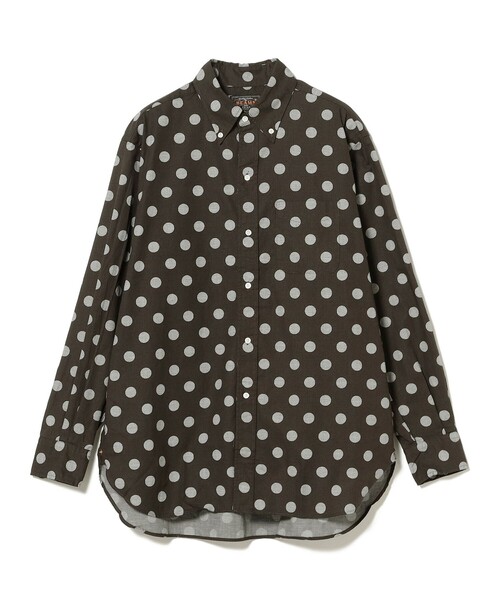 【セール】オーバー プリント ボタンダウンシャツ クラシック フィット（シャツ/ブラウス）｜BEAMS PLUS（ビームスプラス）