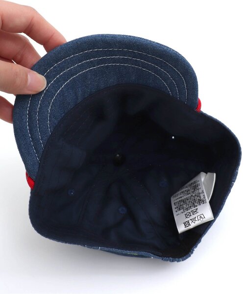 BREEZE(ブリーズ)の「ベビーキャップ(その他ベビー用品・キッズ・イエロー/インディゴブルー・46/48)」の4枚目の写真