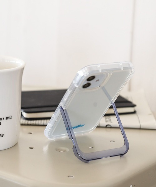 BAYFLOW(ベイフロー)の「【iphone13/14/15対応】BFクリアケース(スマホケース/カバー・レディース・その他/ライトグリーン/パープル/グリーン・0)」の3枚目の写真