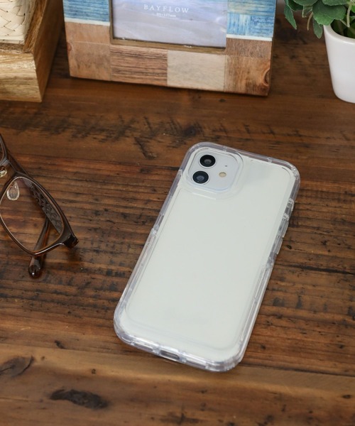 BAYFLOW(ベイフロー)の「【iphone13/14/15対応】BFクリアケース(スマホケース/カバー・レディース・その他/ライトグリーン/パープル/グリーン・0)」の4枚目の写真