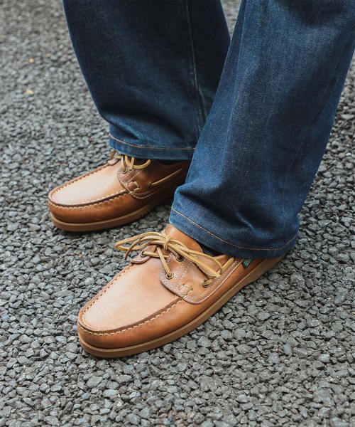 Paraboot × BEAMS F / 別注 BARTH クロムエクセルレザー デッキ