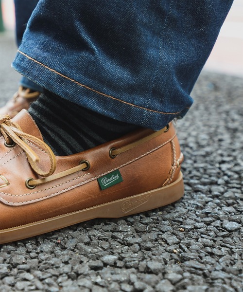 ビームスF別注:Paraboot/BARTH クロムエクセルレザーデッキシューズ BEAMS F（ビームスF）【別注】Paraboot / BARTH クロムエクセル