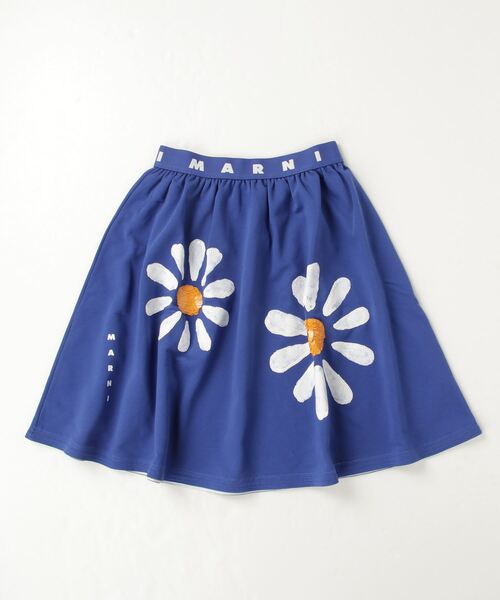 MARNI(マルニ)の「MARNI(マルニ)Kids & Junior ブランドロゴフラワーフレアスカート(スカート・キッズ・ブルー・14Y/12Y)」の8枚目の写真